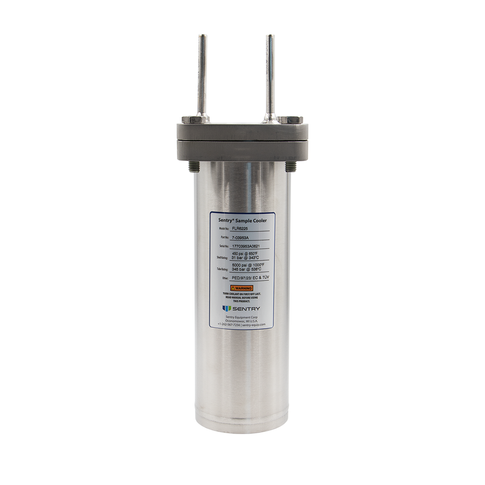 Sentry FLR Single Helical Tube Sample Cooler