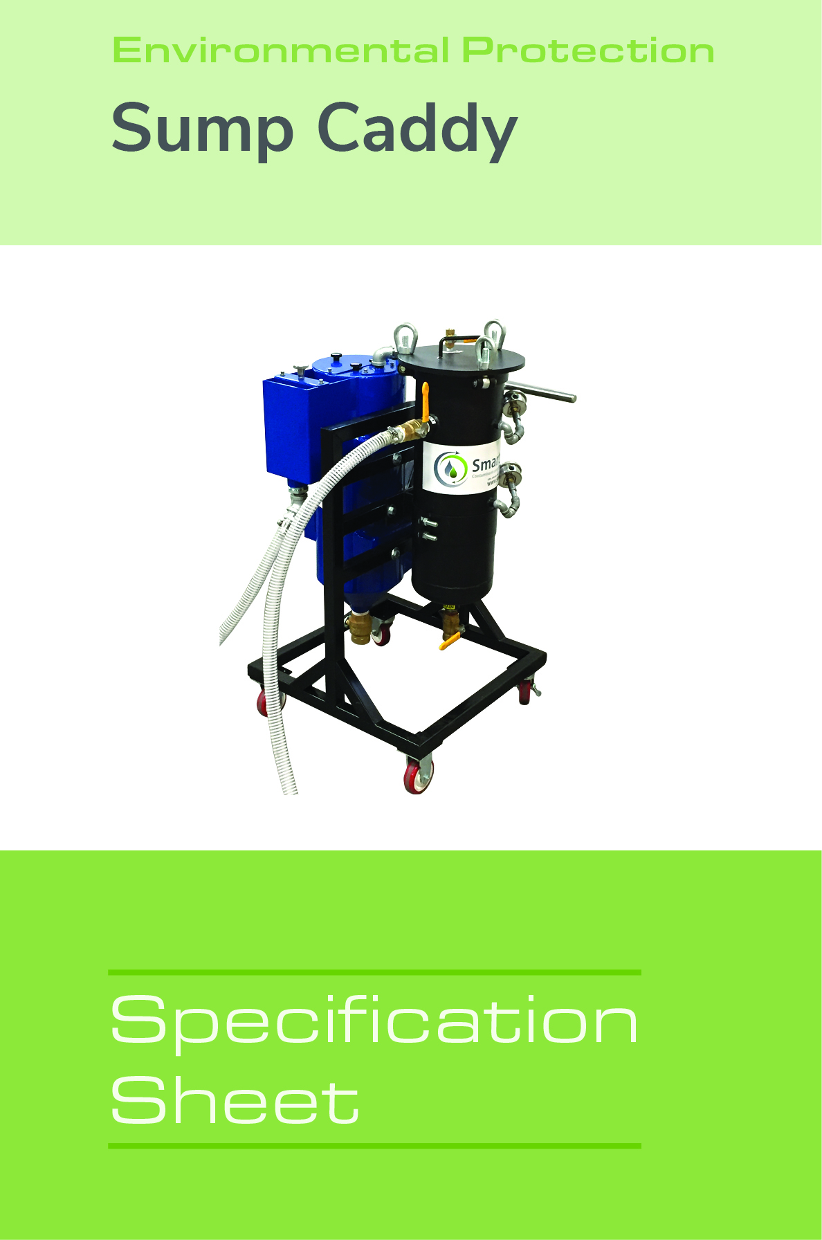 Image of Sump Caddy Portable System Spec Sheet