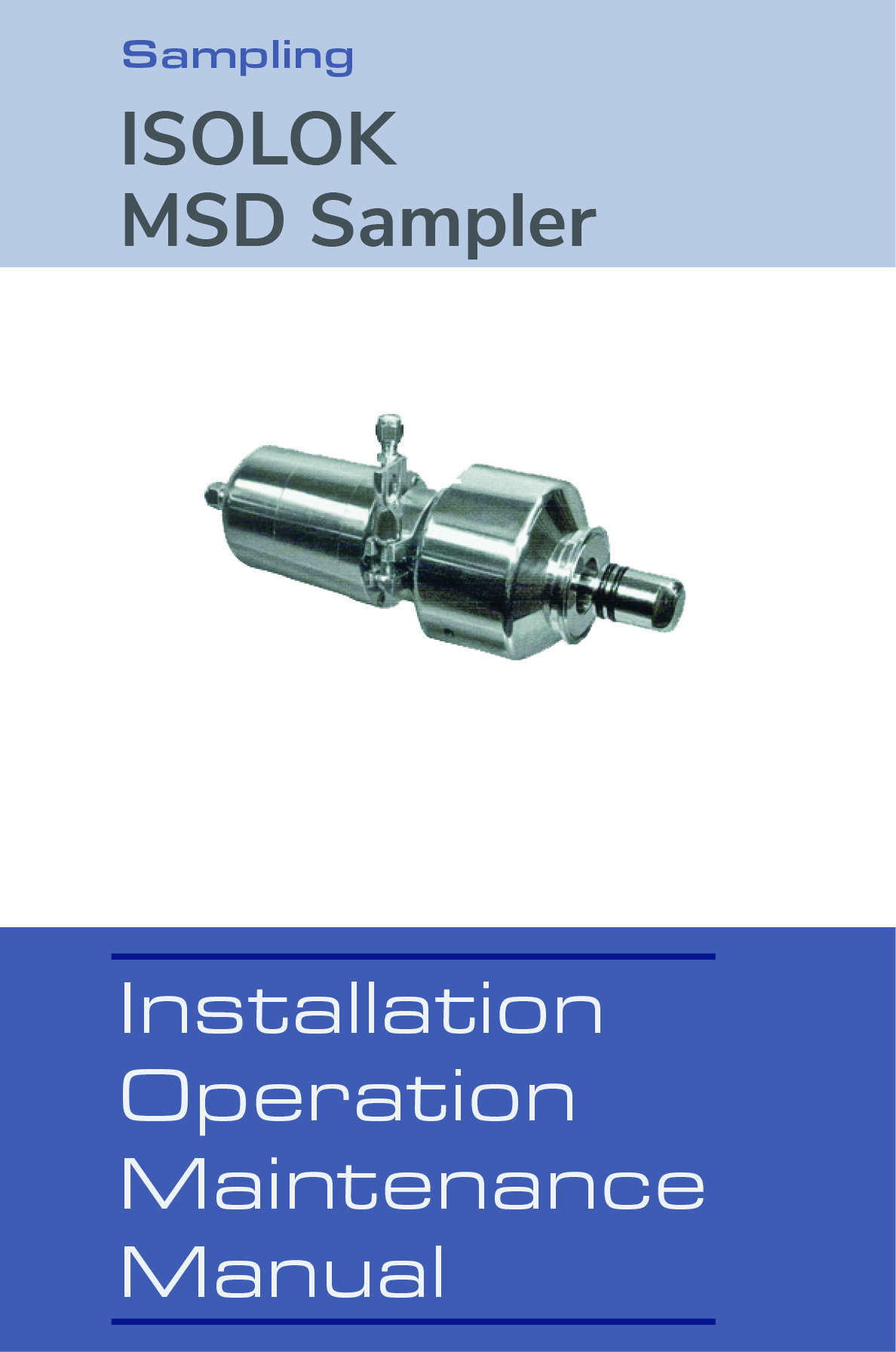Image of ISOLOK MSD Sampler IOM