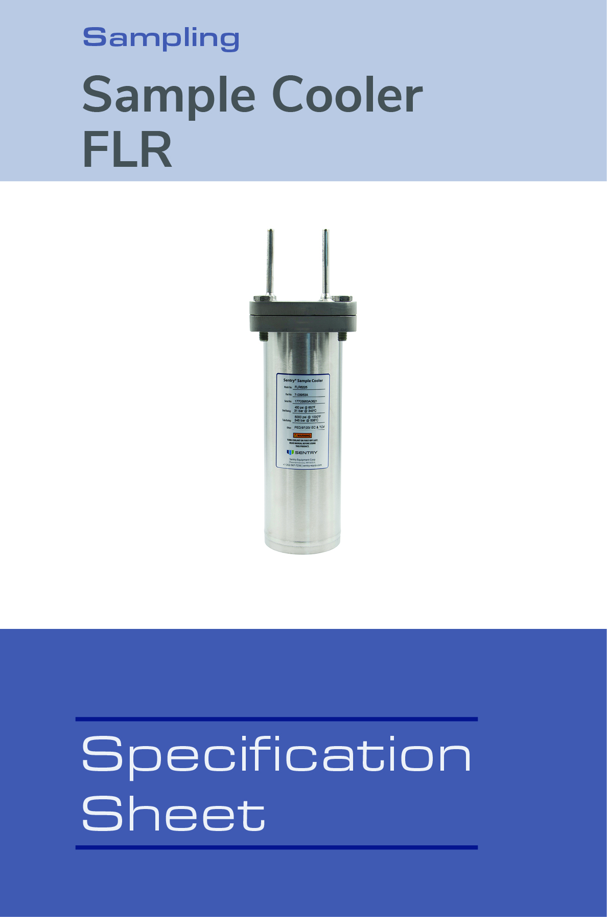 Image of FLR Sample Cooler Spec Sheet
