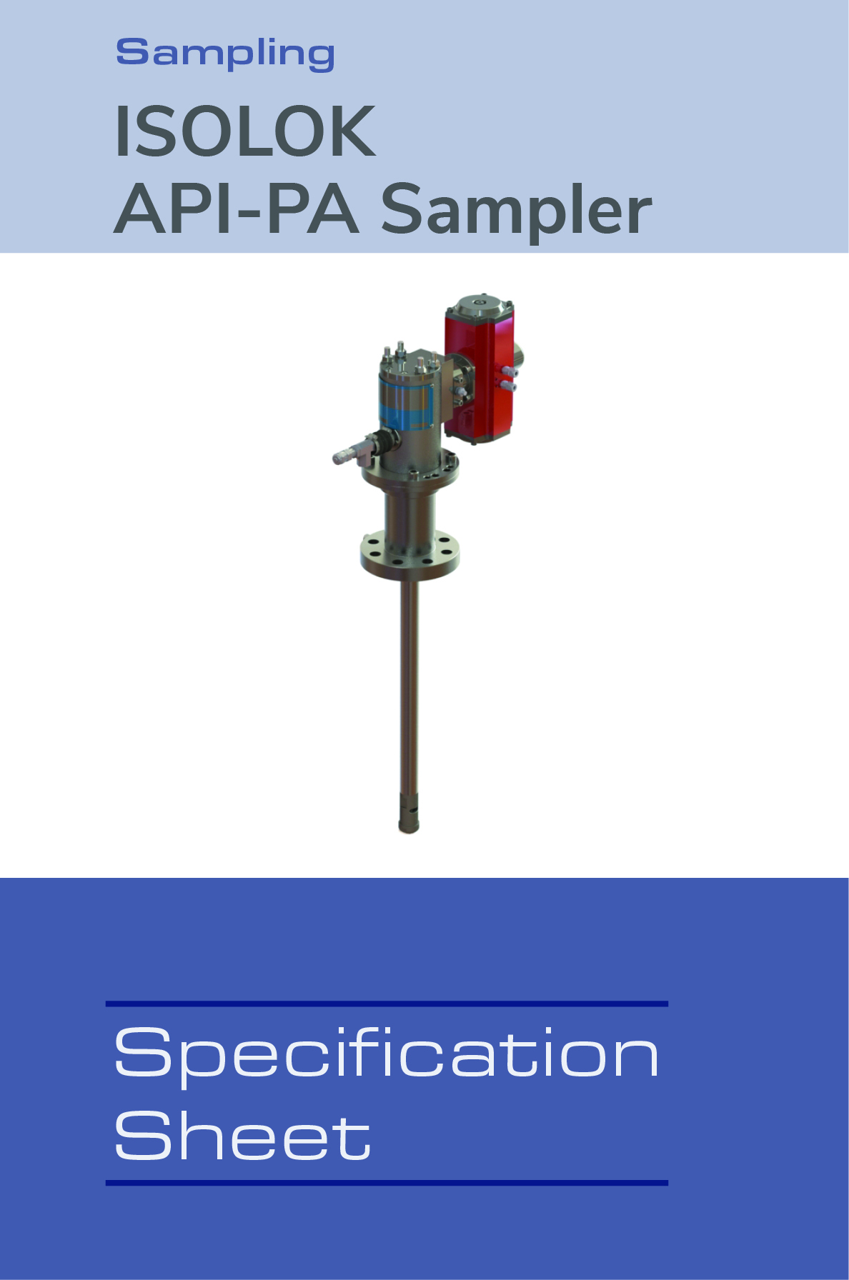 Image of ISOLOK API-PA Sampler Spec Sheet