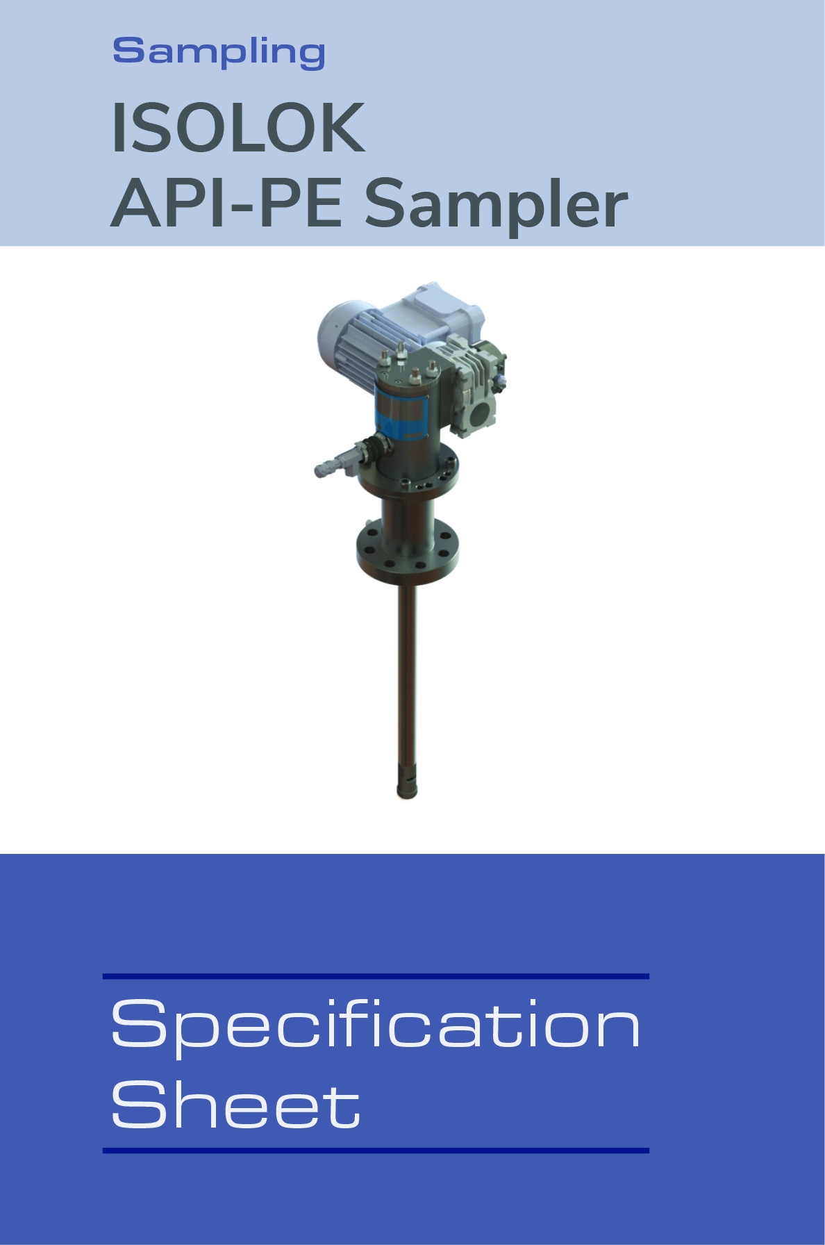 Image of ISOLOK API-PE Sampler Spec Sheet