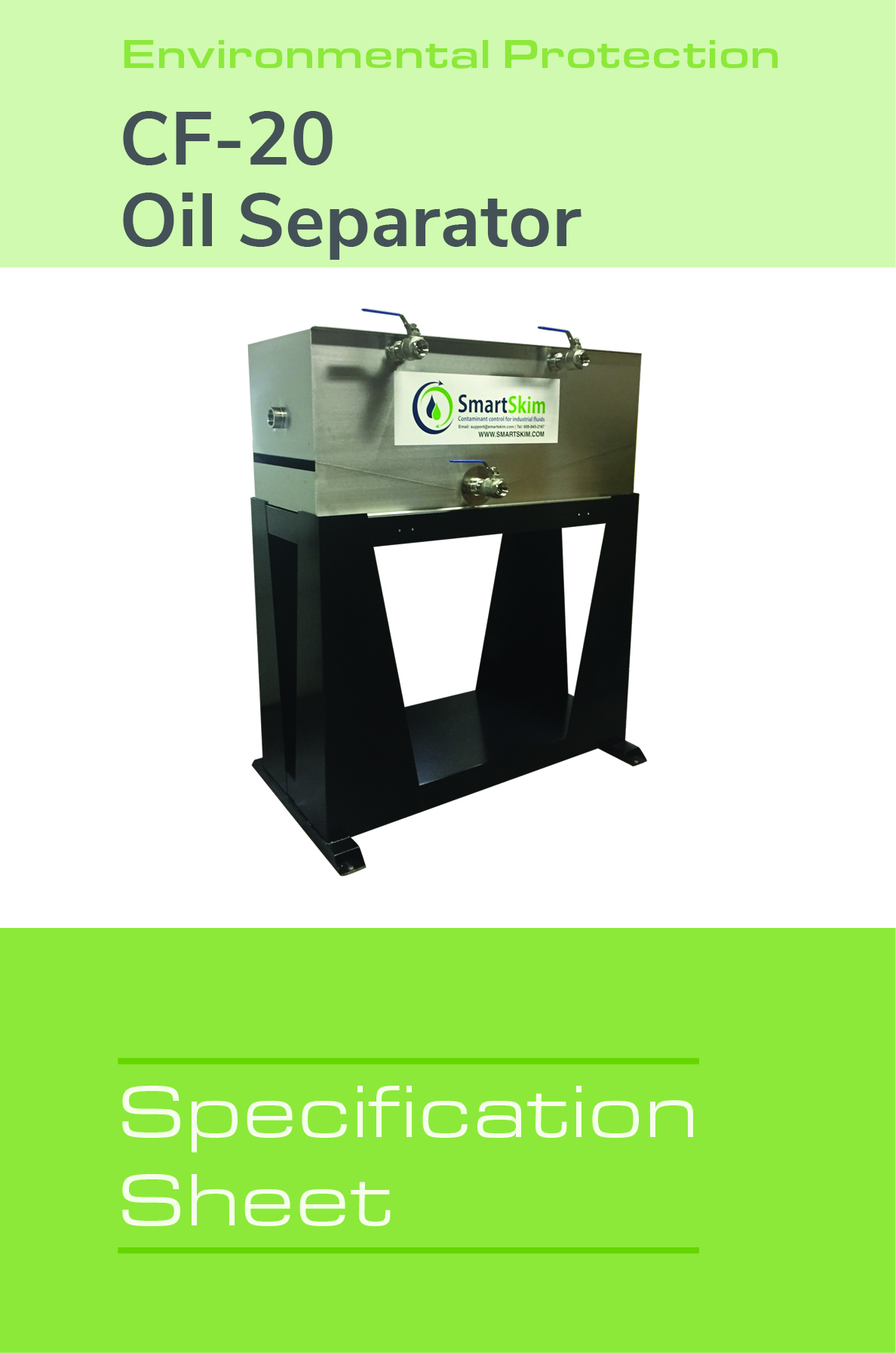 CrossFlow Oil Separator Spec Sheet